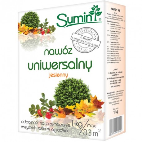 Nawóz jesienny uniwersalny 1kg Sumin